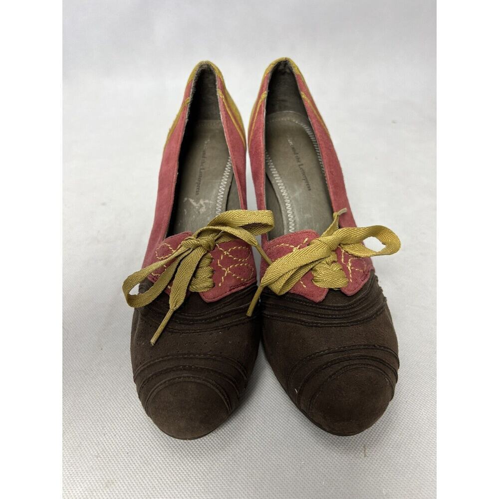 Anthropologie Pilcro Letterpress Nolana Suede Pumps Women’s Size 8 - Picture 6 of 9